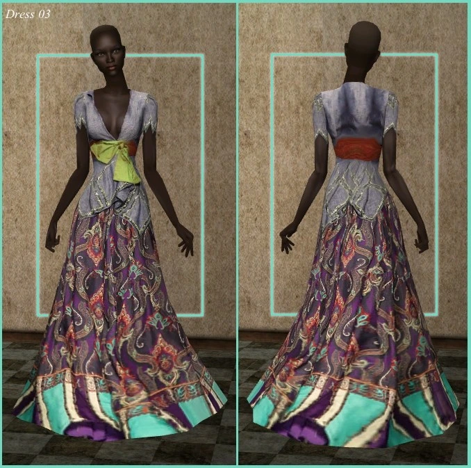 af arise africa fashion week dress by lidiqnata sims 2